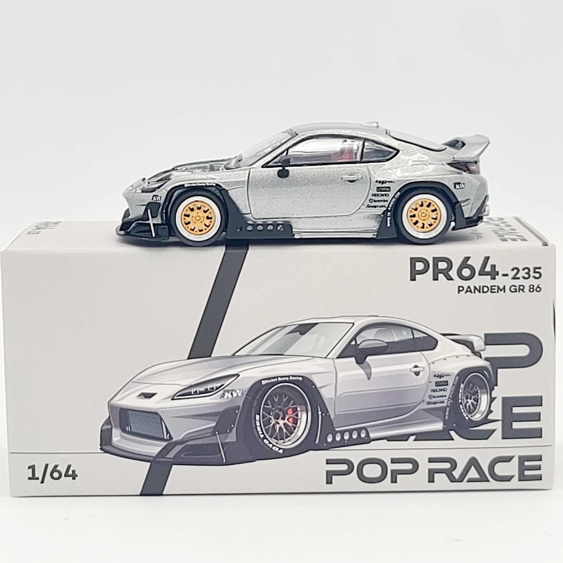 Pop Race Pandem Toyota GR 86 - 1:64 (2025 Limited Edition)